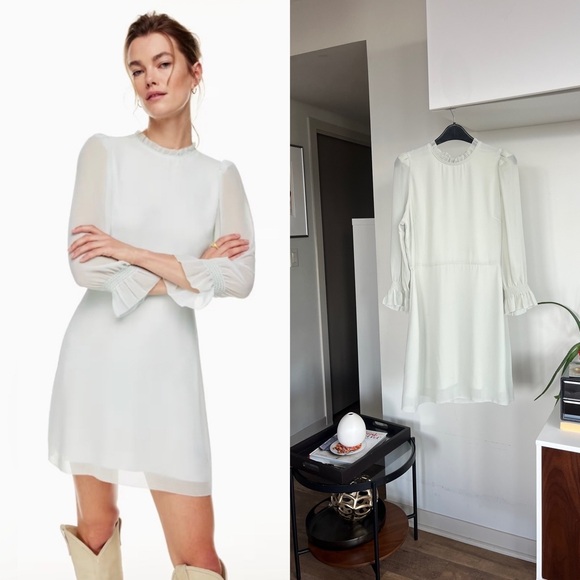 Aritzia Wilfred Swept Formal Wedding Party Bridal Feminine Dress Sz 8 - Picture 15 of 15